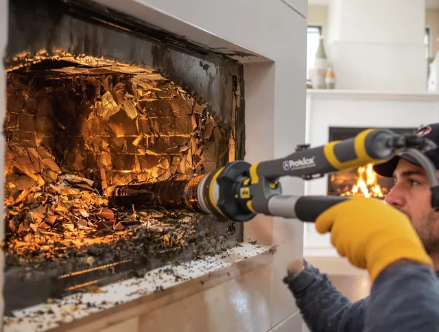 Professional chimney cleaning by Streetsboro Chimney Sweep in Streetsboro, OH