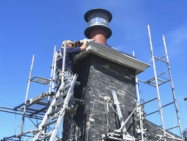 Sturdy chimney crown finished by Streetsboro Chimney Sweep in Streetsboro, OH