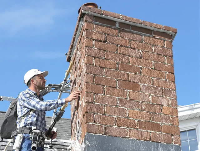 Brickwork for a chimney rebuild by Streetsboro Chimney Sweep in Streetsboro, OH