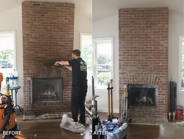 Finished chimney sweeping service by Streetsboro Chimney Sweep in Streetsboro, OH