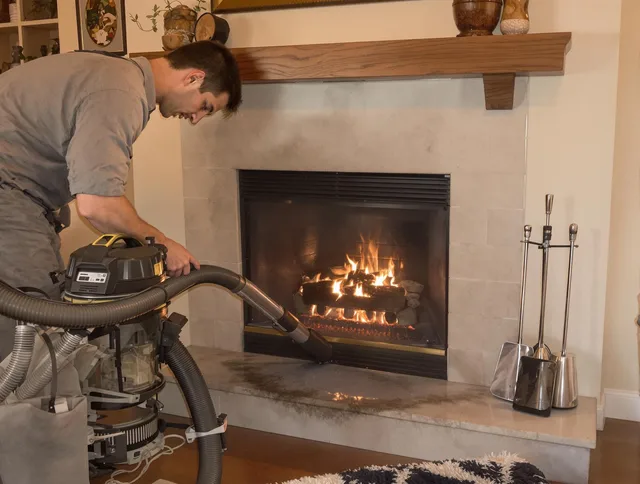 Routine fireplace upkeep by Streetsboro Chimney Sweep in Streetsboro, OH