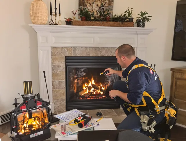 Safety-focused fireplace inspection by Streetsboro Chimney Sweep in Streetsboro, OH