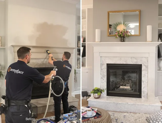 Professional soot removal by Streetsboro Chimney Sweep team in Streetsboro, OH